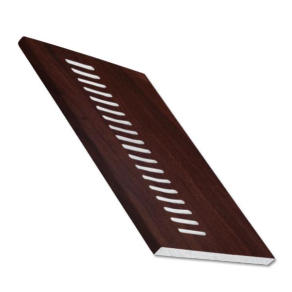 Rosewood UPVC Vented Soffit | UPVC Fascia & Soffit Supplier