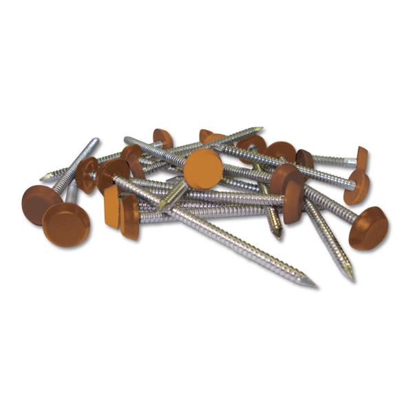 Plastic Headed Pins & Nails Oak | FasciaExpert.co.uk